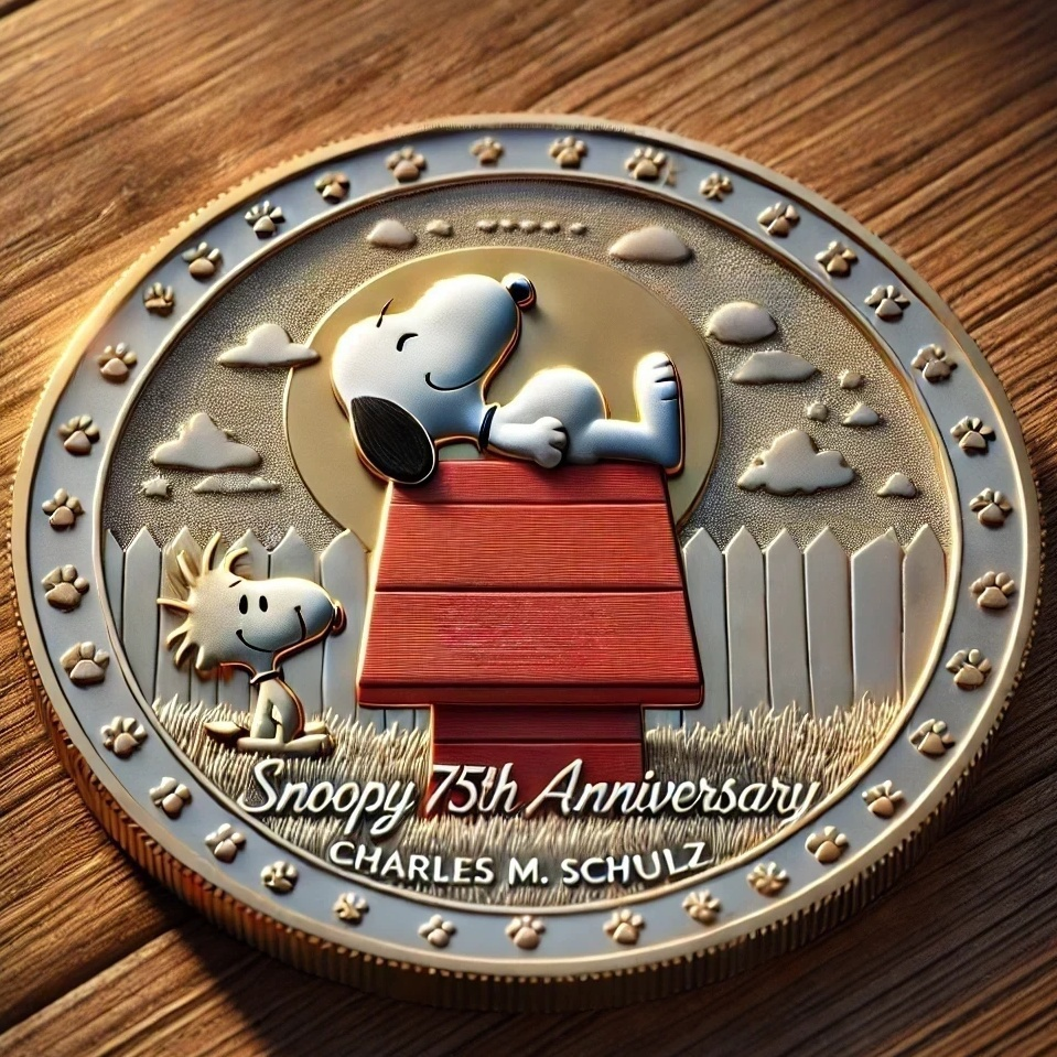 Snpy 75 Years Birthday Coin