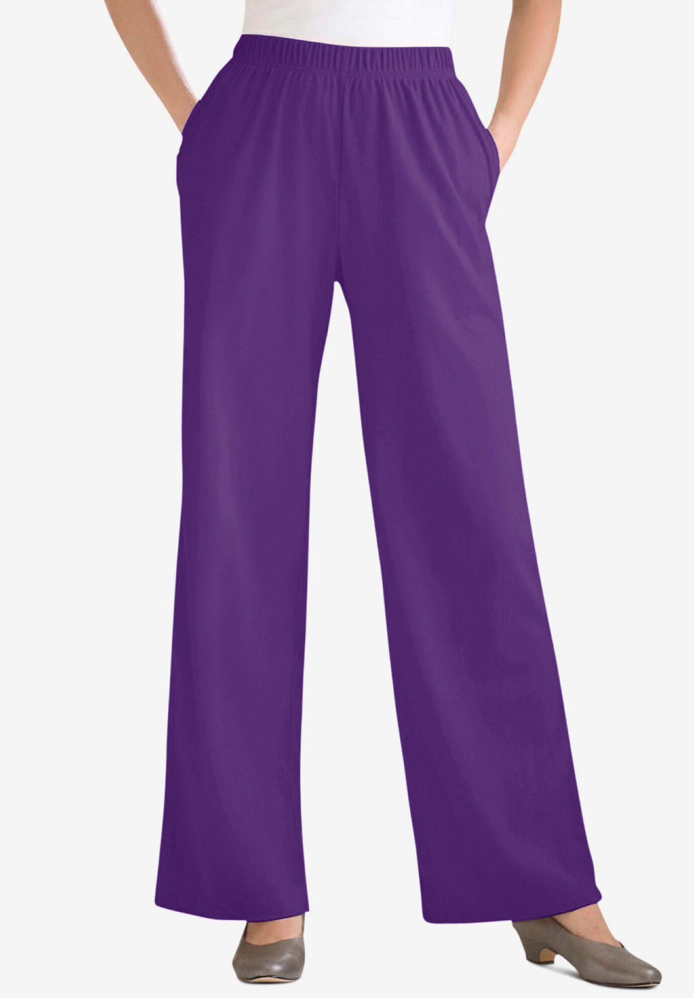 7-Day Knit Wide-Leg Pant