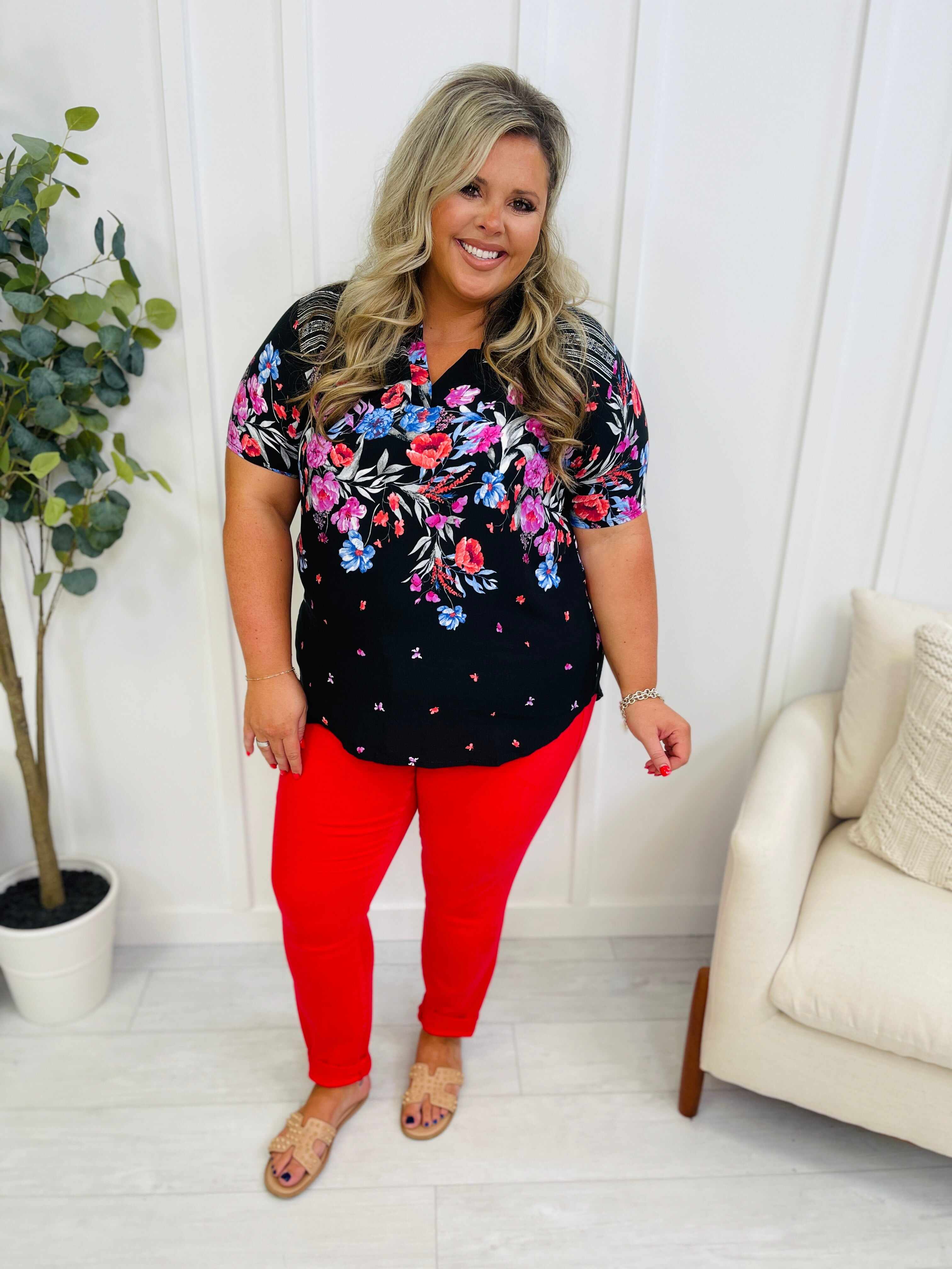 REG/CURVY Red Hot Tummy Control Skinny Jeans
