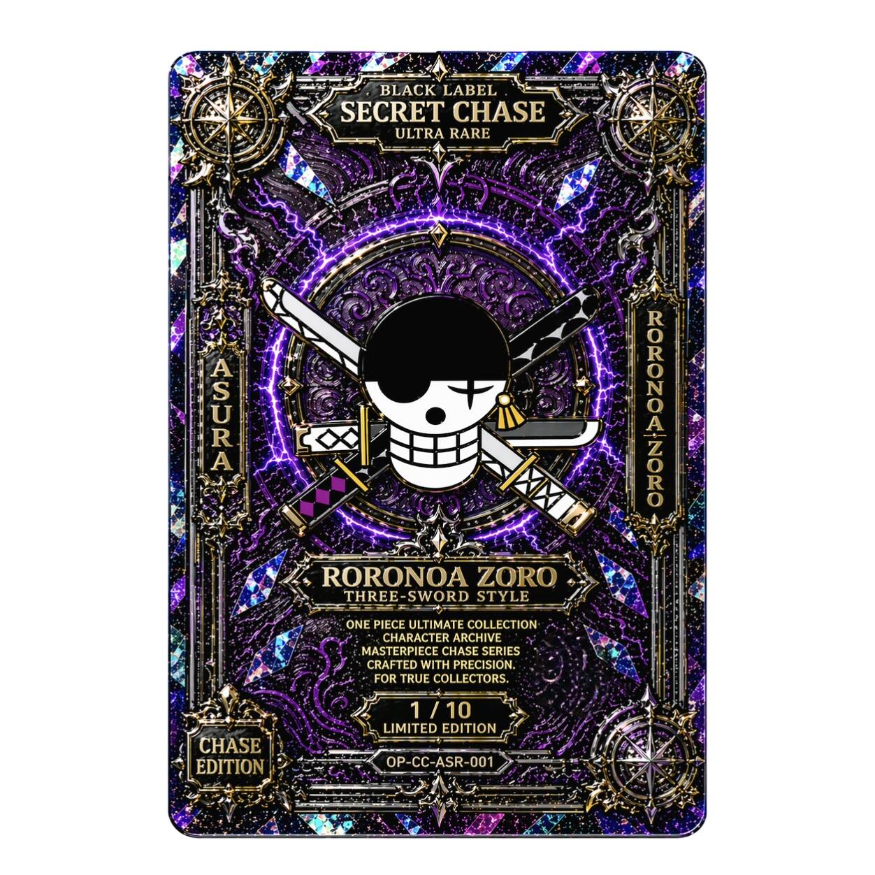 ⚔️One Piece Zoro Ashura Unleashed Secret Chase Ultra Rare Card !🏴‍☠️