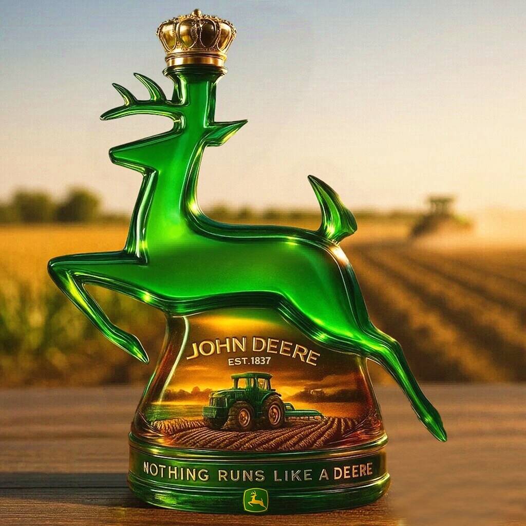 JOHN DEERE Whiskey Bottle