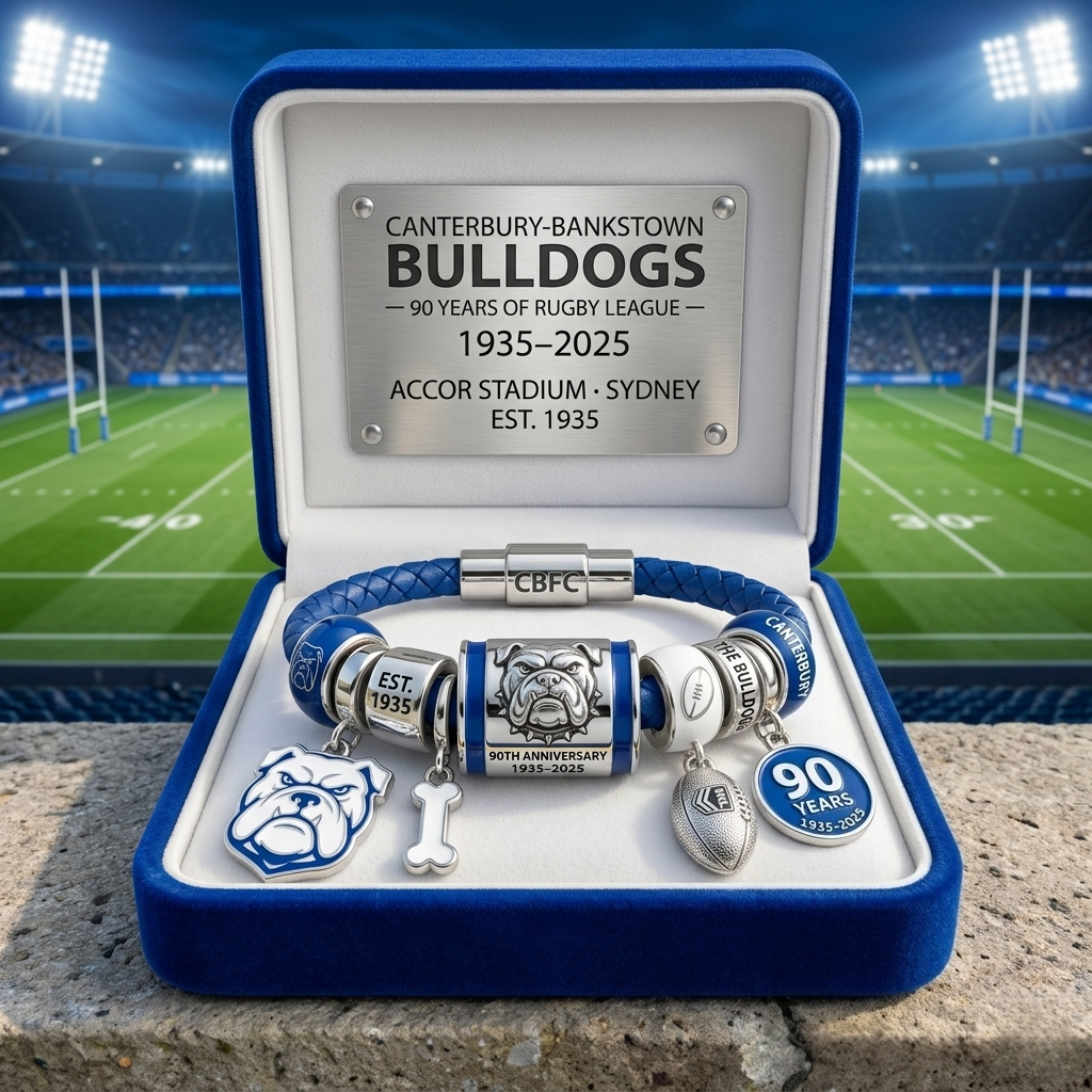 Canterbury-Bankstown Bulldogs 90th Anniversary Collector Bracelet
