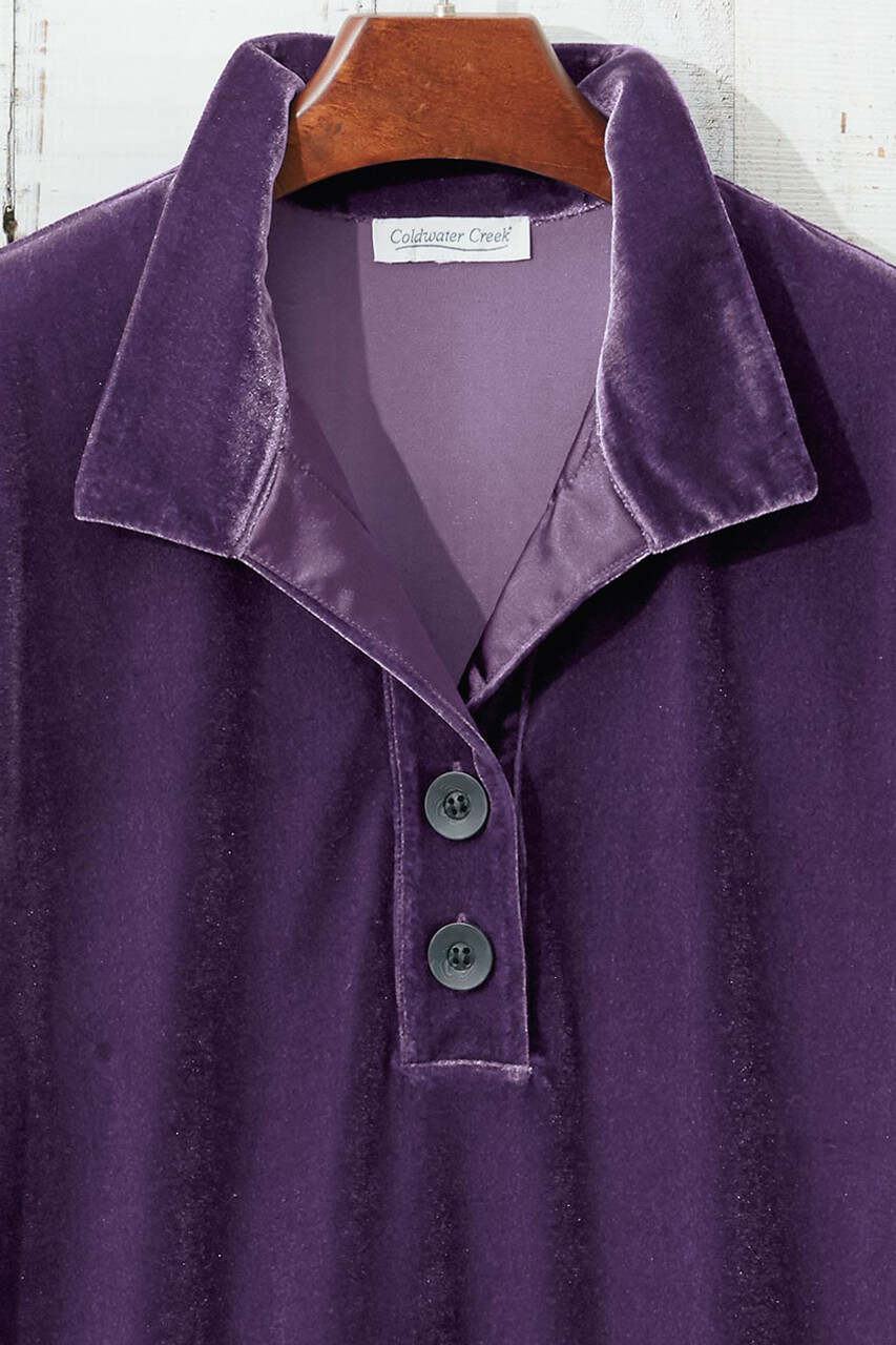Velvet Popover Tunic