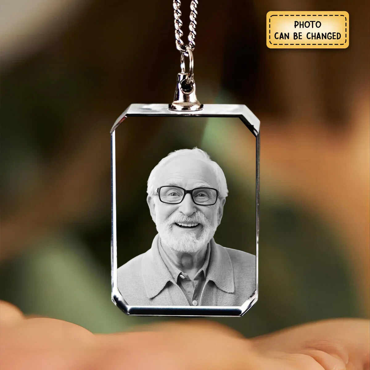 National Parents' Day♥ For Memorial - I Will Carry You With Me Until I See You Again Transparent Photo Custom Necklace