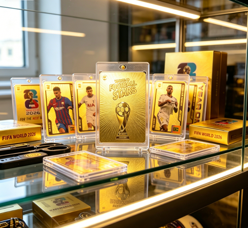 55 Gold Foil Soccer Star Cards – Collectible Player Set!