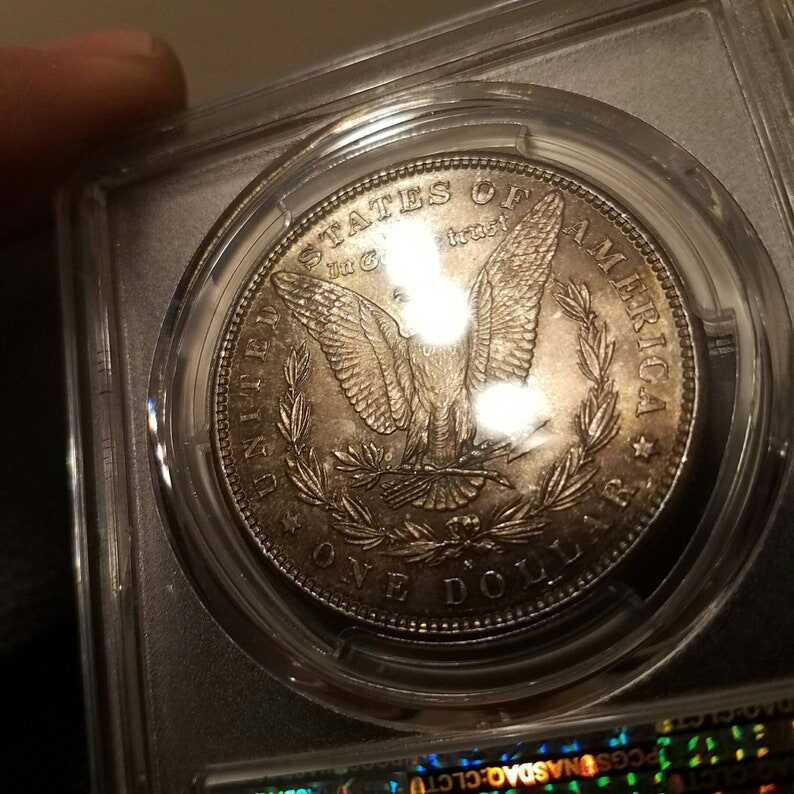 1881-S 1 Morgan Silver Dollar PCGS MS63 Nice dark toning - lot#227.