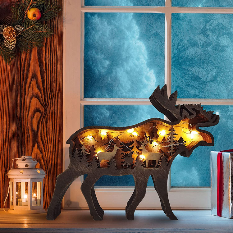 Last Day 49% OFF - Moose Carving Handcraft Gift