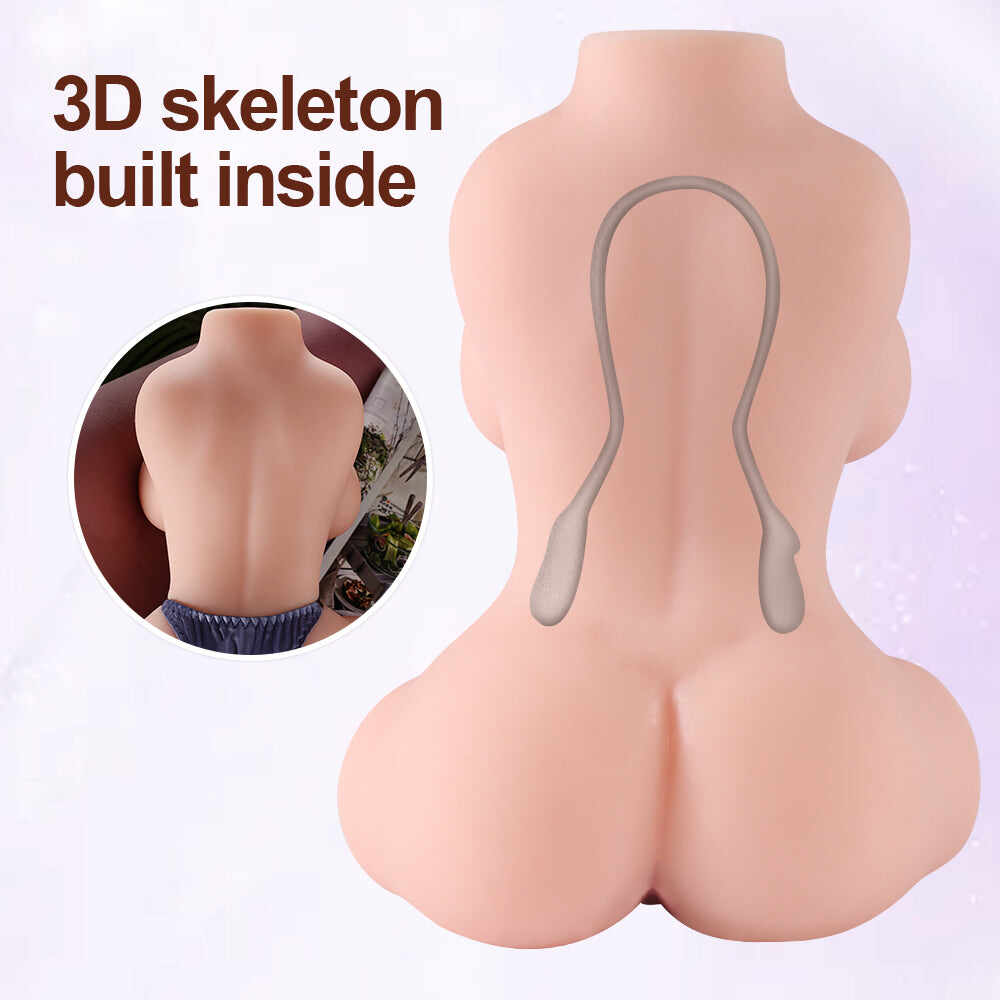 US Stock - Arizona TPE Lovely Tits And Butt Realistic Pussy Half Body Sex Doll For Men