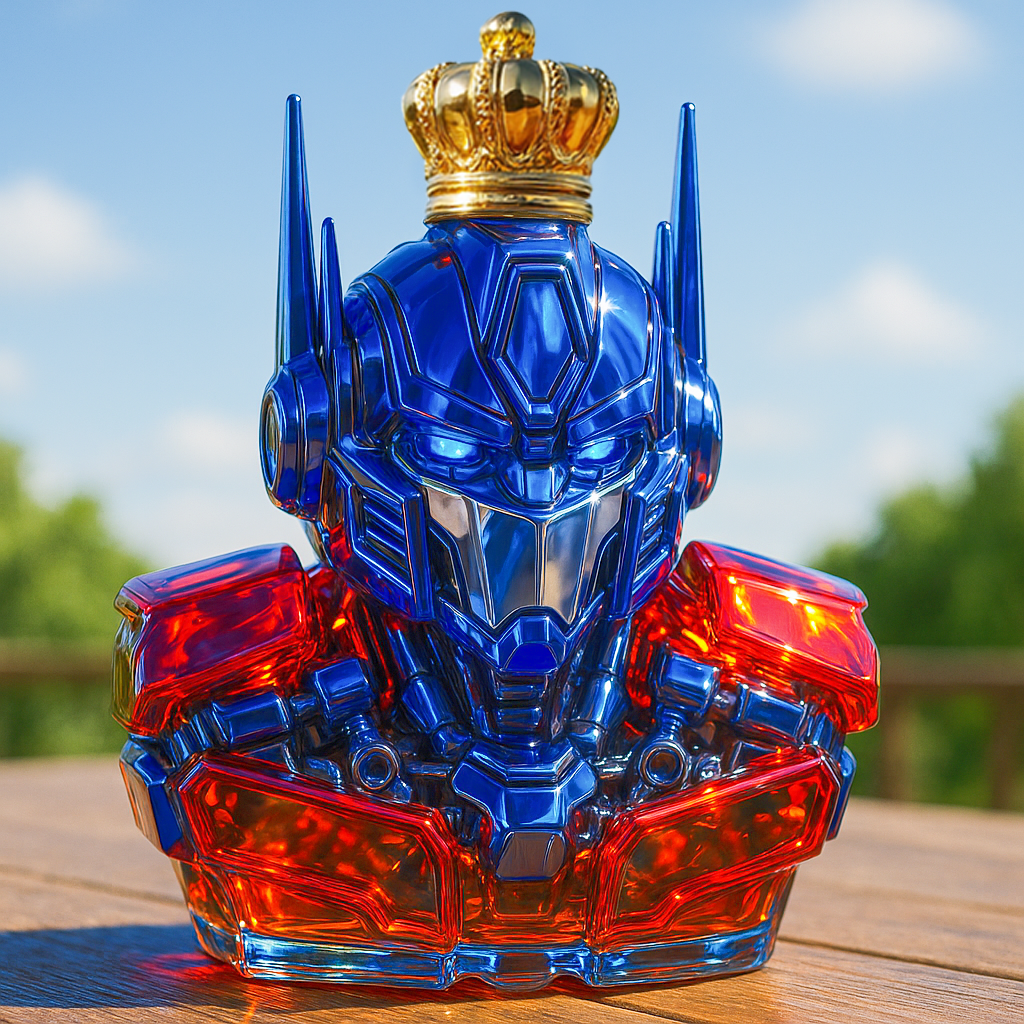Optimus Prime Whiskey Bottle