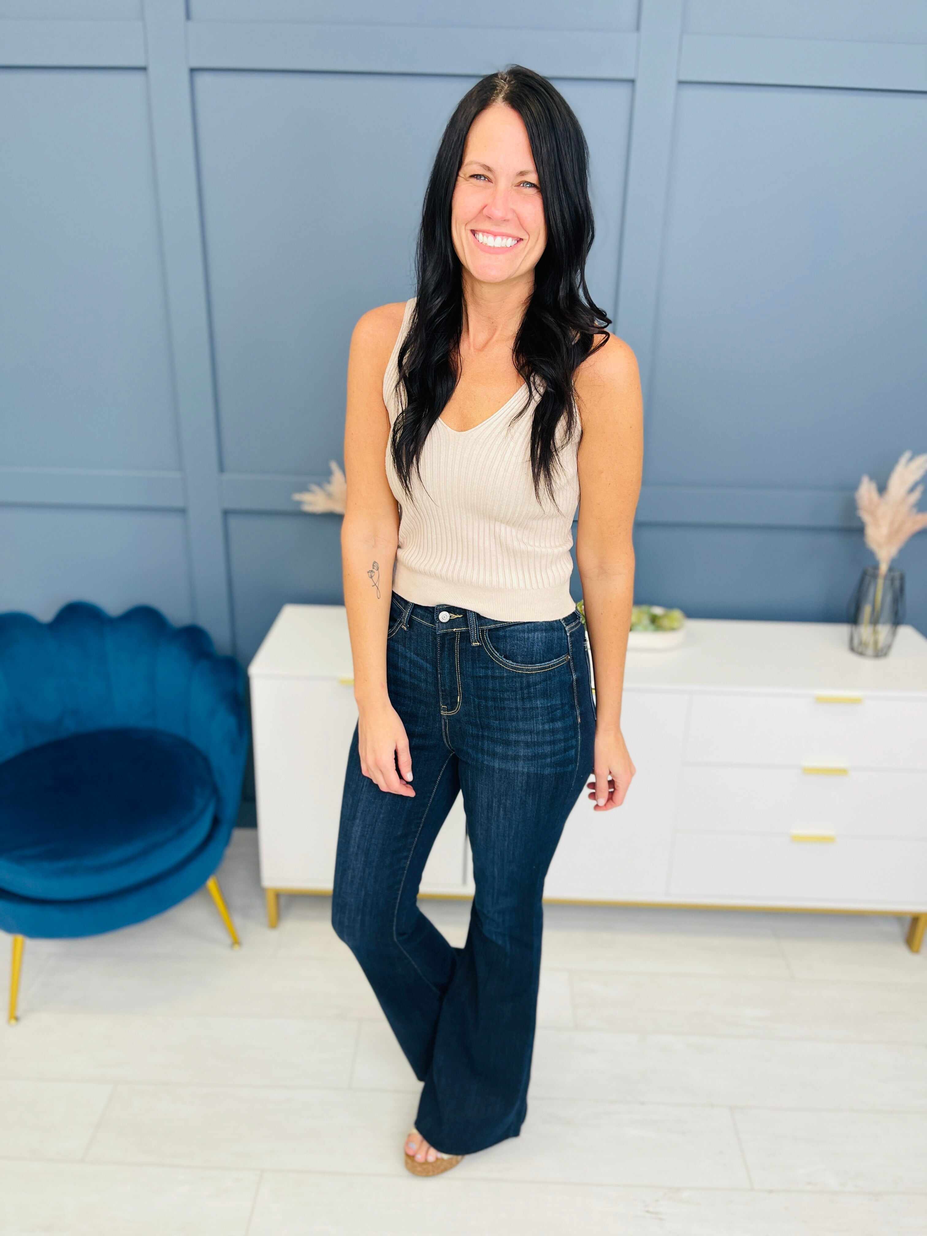 RESTOCK! REG/CURVY See Ya There Flare Jeans
