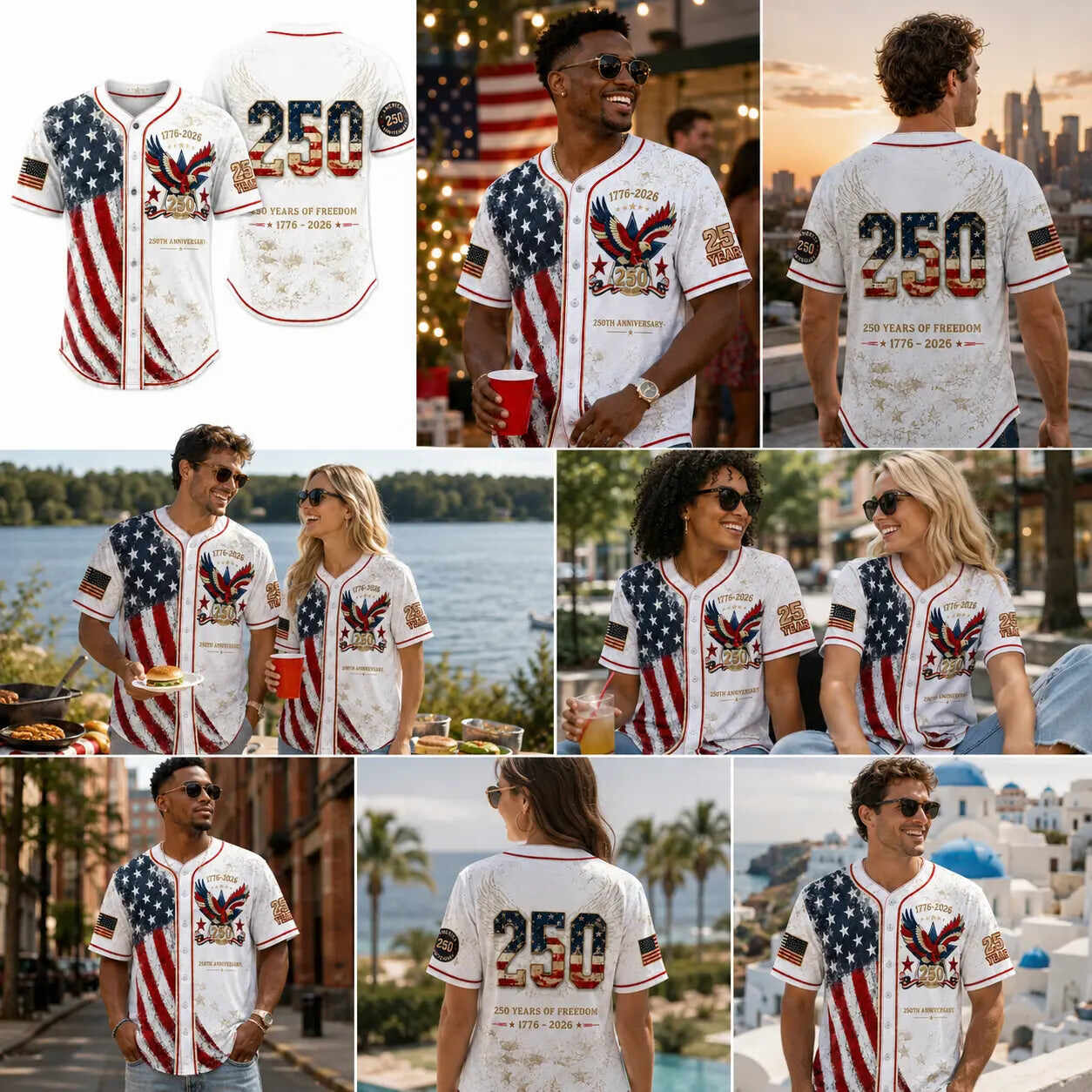250th Anniversary Baseball Jersey