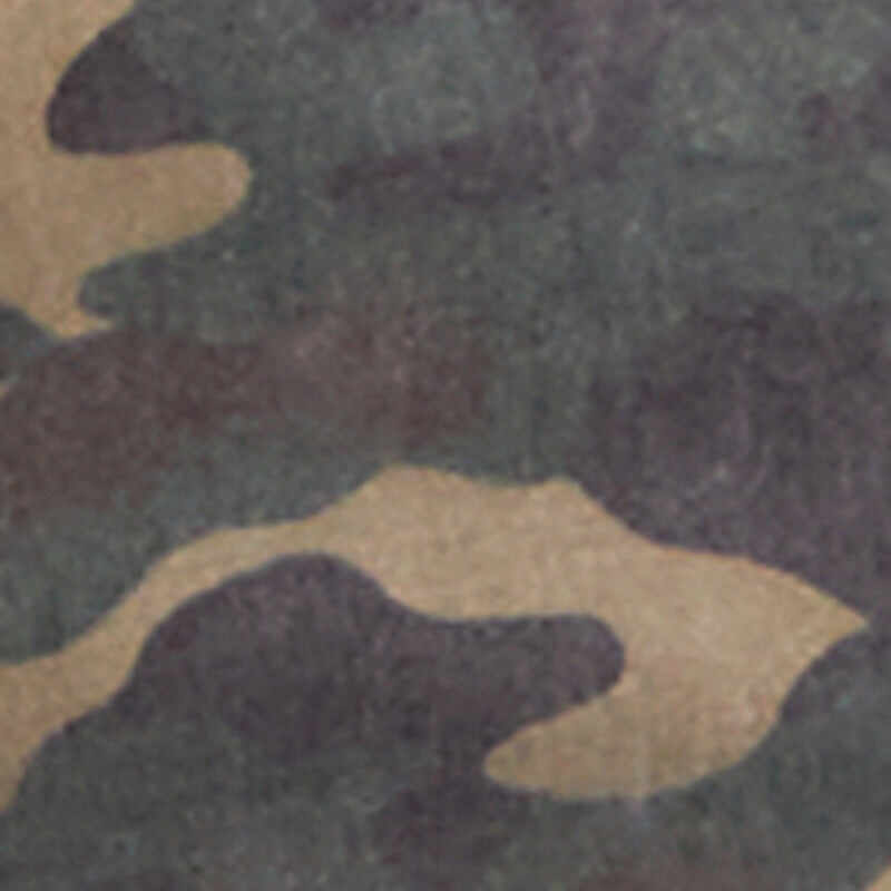 Plus Size Camouflage Cropped Cargo Jacket