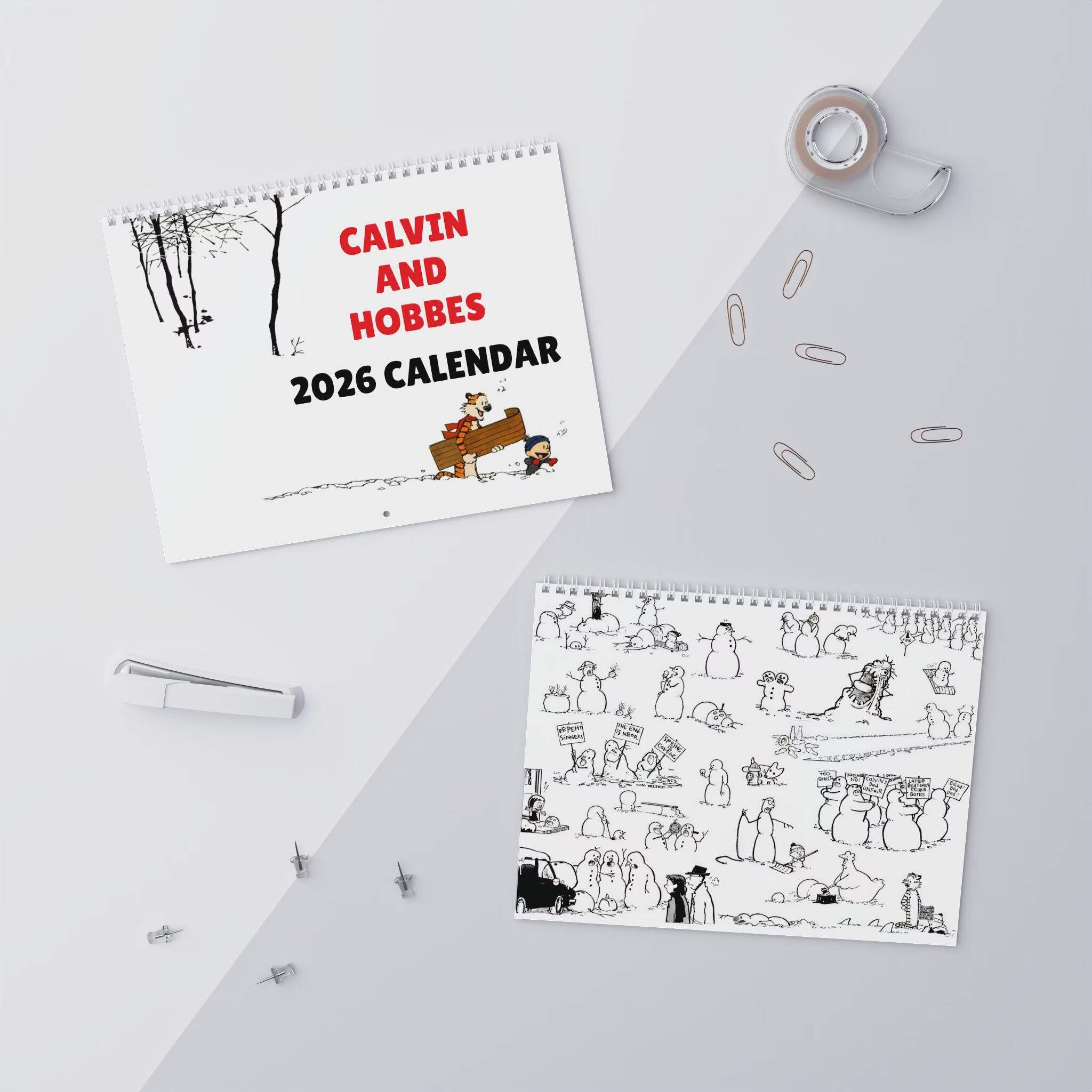 Calvin & Hobbes 2026 Nostalgia Wall Calendar