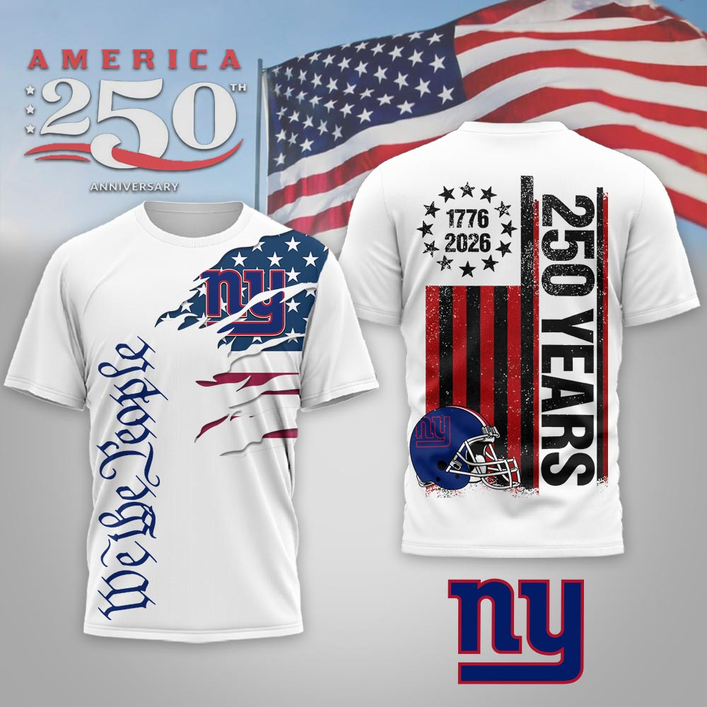 New York Giants | Premium NFL We The People USA 250th Anniversary T-shirt MM