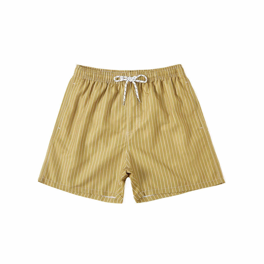 Polyester Fiber Striped Triangle Lining Shorts