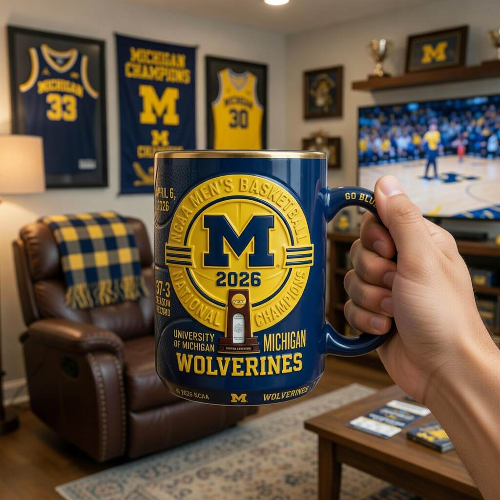 Michigan Wolverines 2026 NCAA National Champions Commemorative Mug