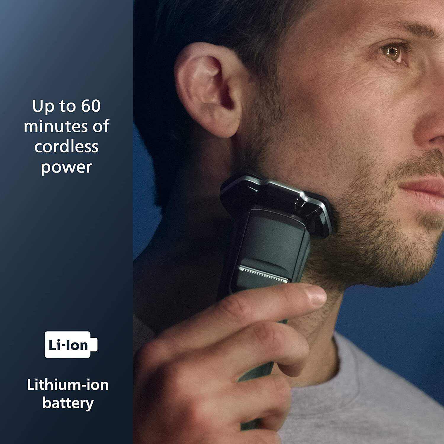 Philips Norelco Shaver 7200, Rechargeable Wet & Dry Electric Shaver with SenseIQ Technology and Pop-up Trimmer S7887/82