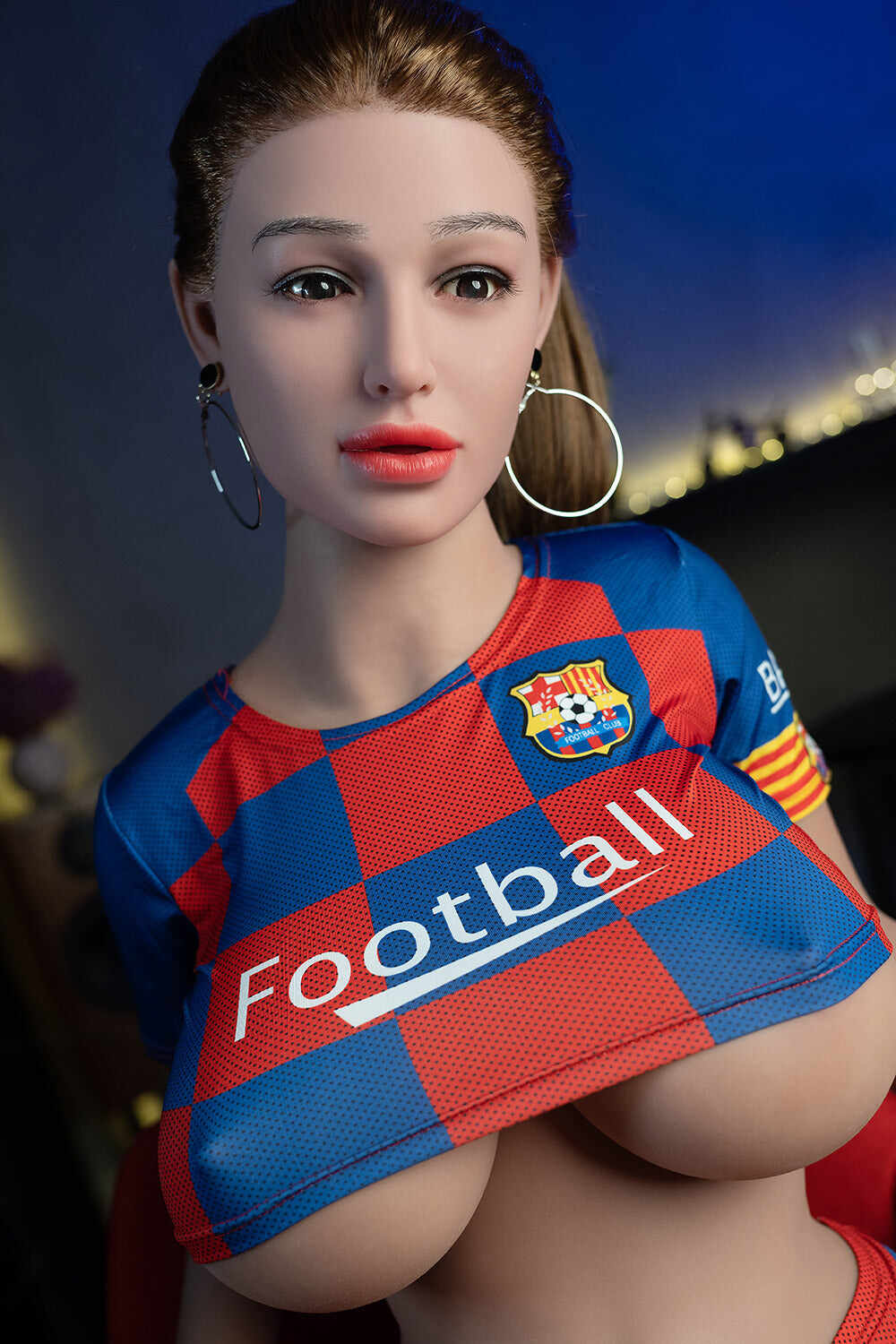 Barney 5.02ft/ 153cm #173 Silicone Head + TPE Body Big Breast Soccer Big Butt Full Size Love Fat Sex Doll