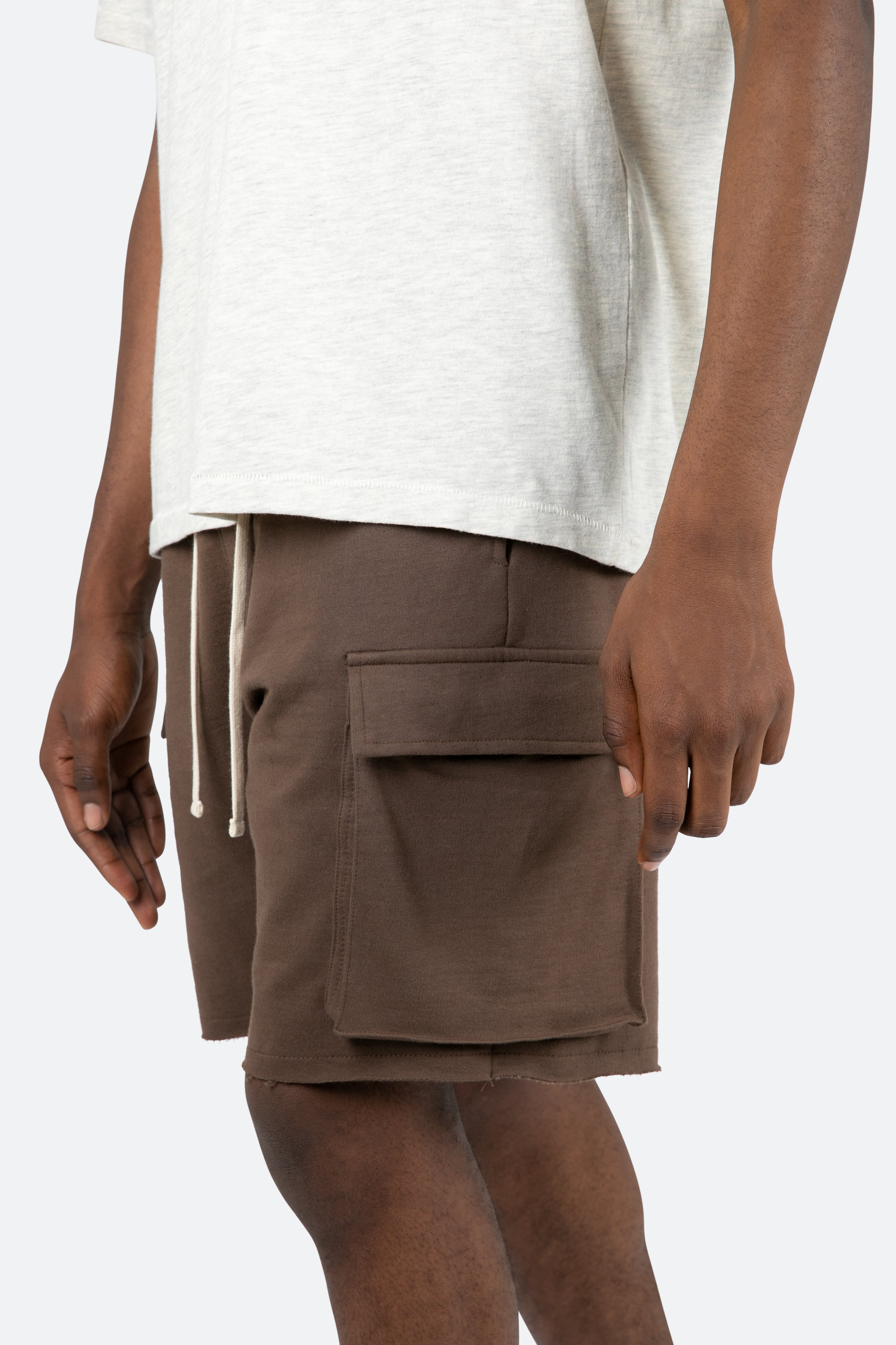 Relaxed Cargo Shorts - Brown
