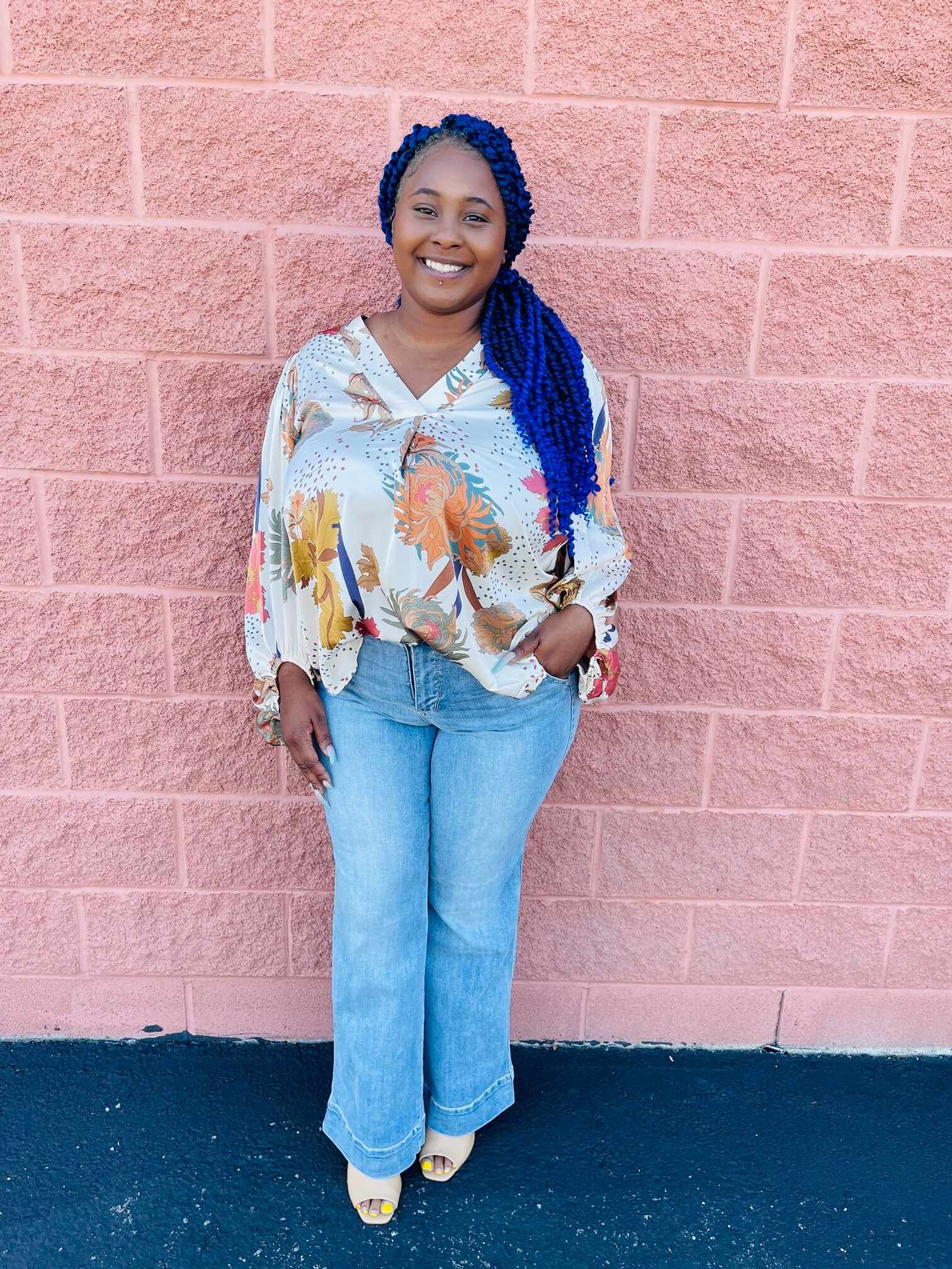 Plus/Reg Do It Again Mid-Rise Wide Leg Jeans