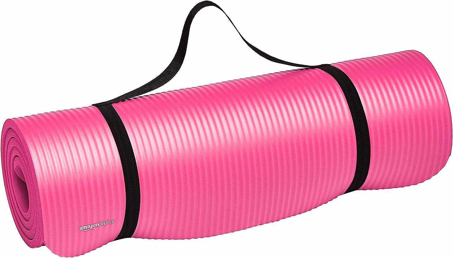 Amazon Basics 1/2-Inch Extra Thick Exercise Yoga Mat