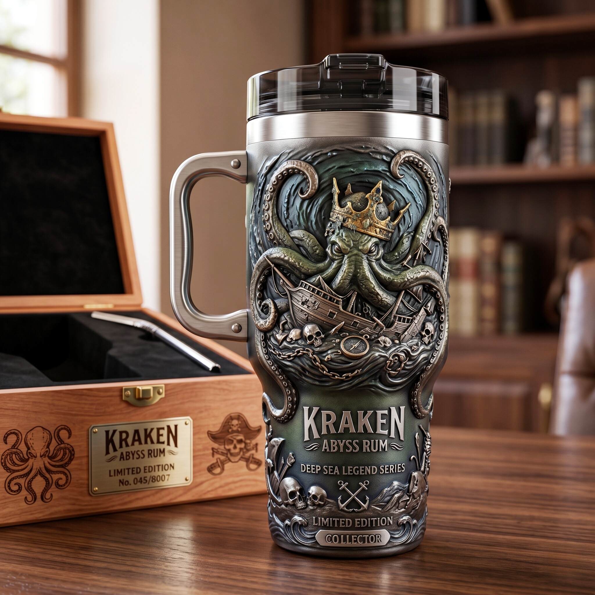 Kraken Abyss King Deep Sea Collector's  YETI Tumbler