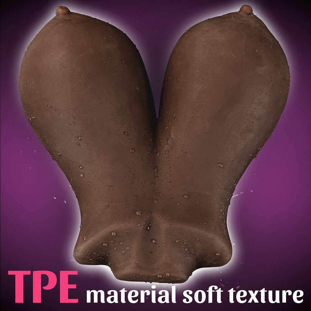 US Stock - Sydney TPE Cheap Black Big Breasts Torso Sex Doll With Real-life Vagina