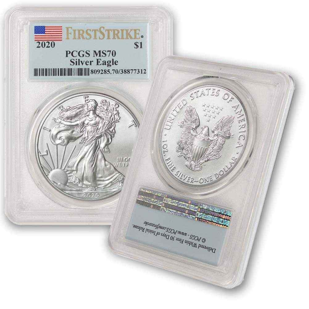 American Eagle 2016-2025 Silver Coin PCGS MS70 First Strikes