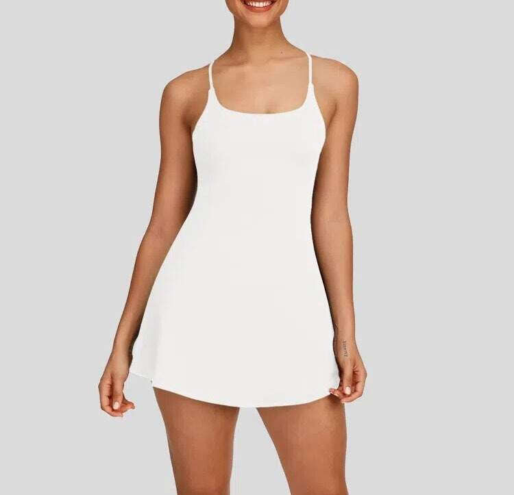 🔥 Last Day For Clearance ! Softlyzero Plush Backless Active Dress-Easy Peezy