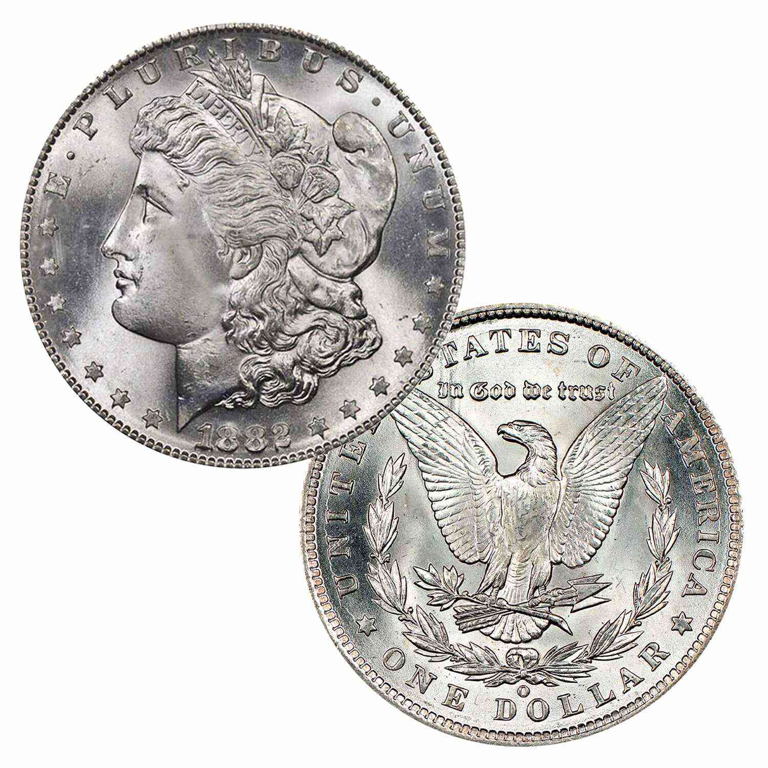 1882 O Morgan Commemorative Silver Dollar Brilliant Uncirculated (BU)