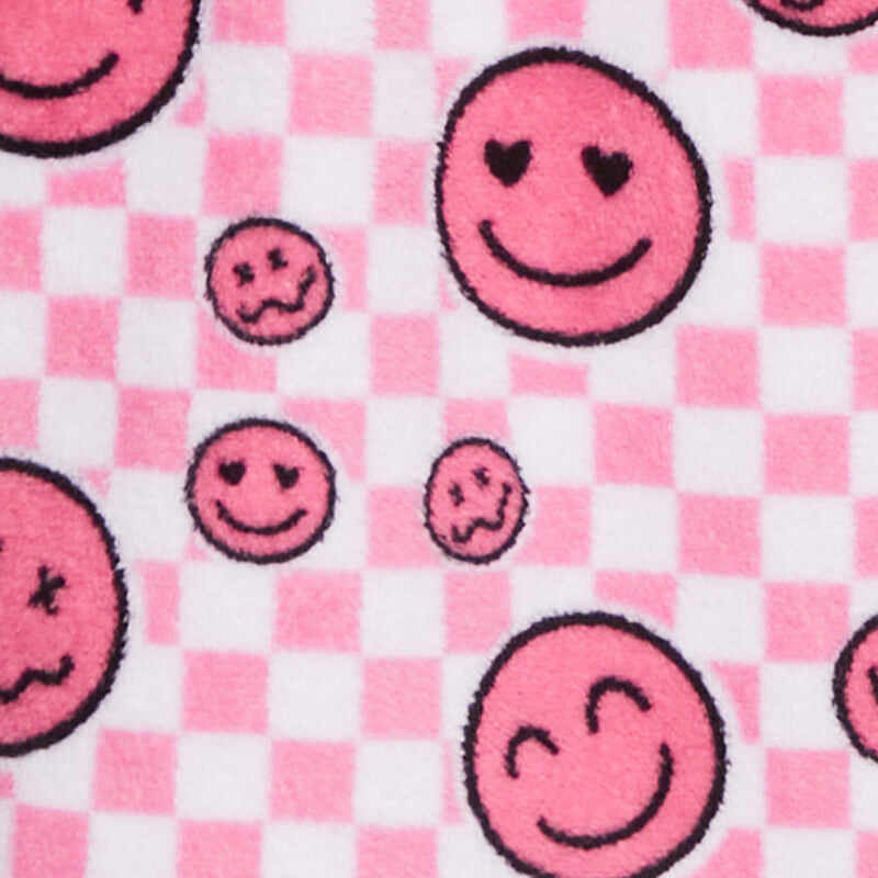 Patterned Plush Shower Wrap with Scrunchie