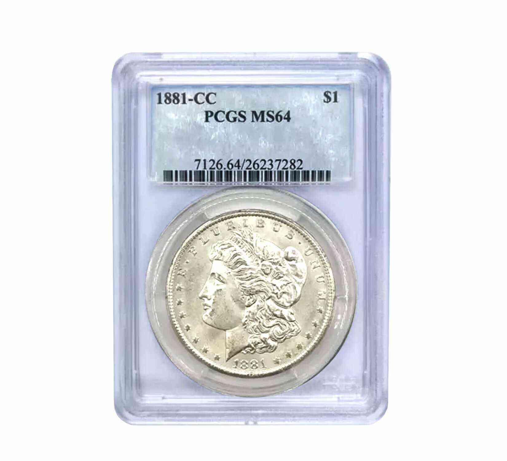 1881-CC Morgan Dollar MS64 PCGS