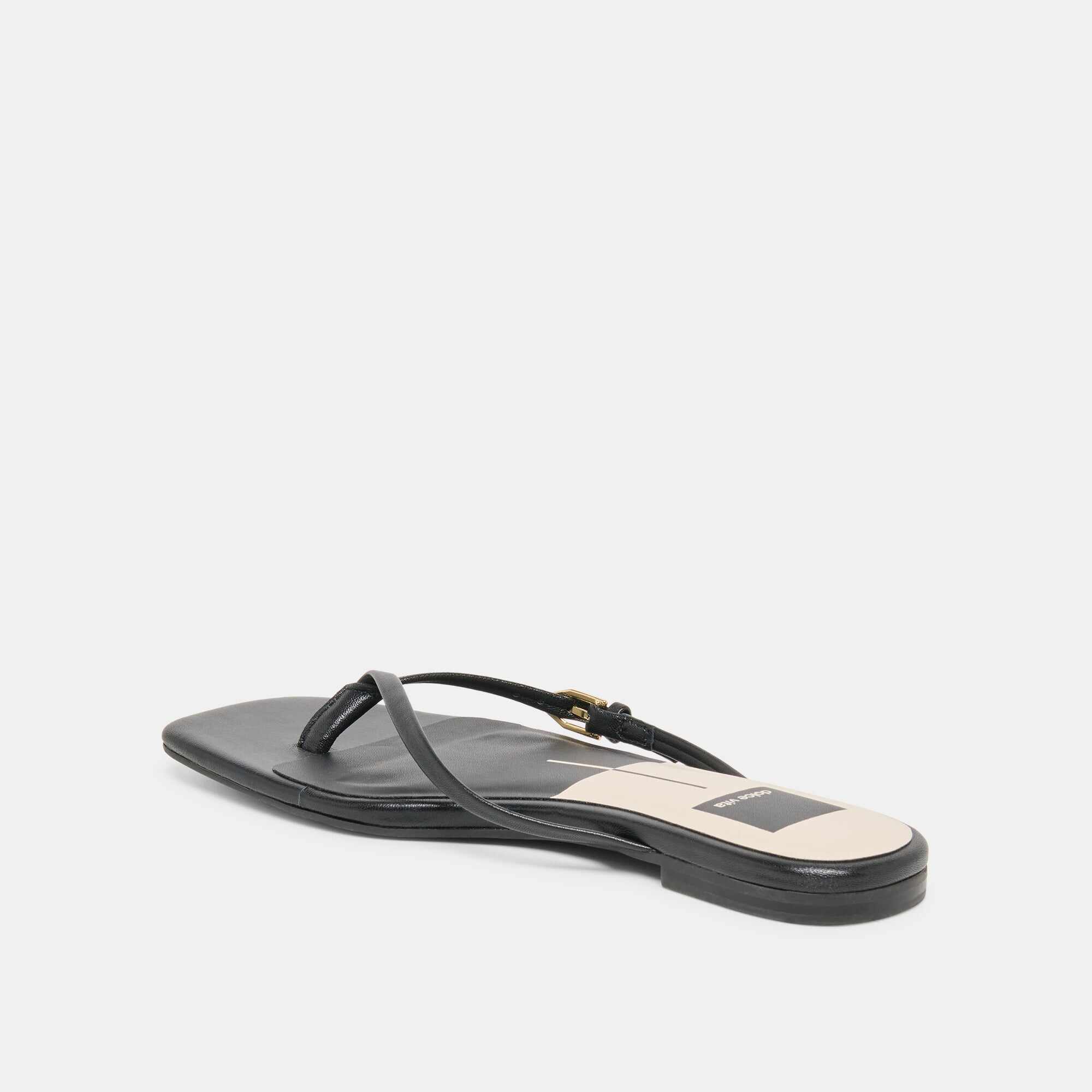 MALTA SANDALS BLACK LEATHER