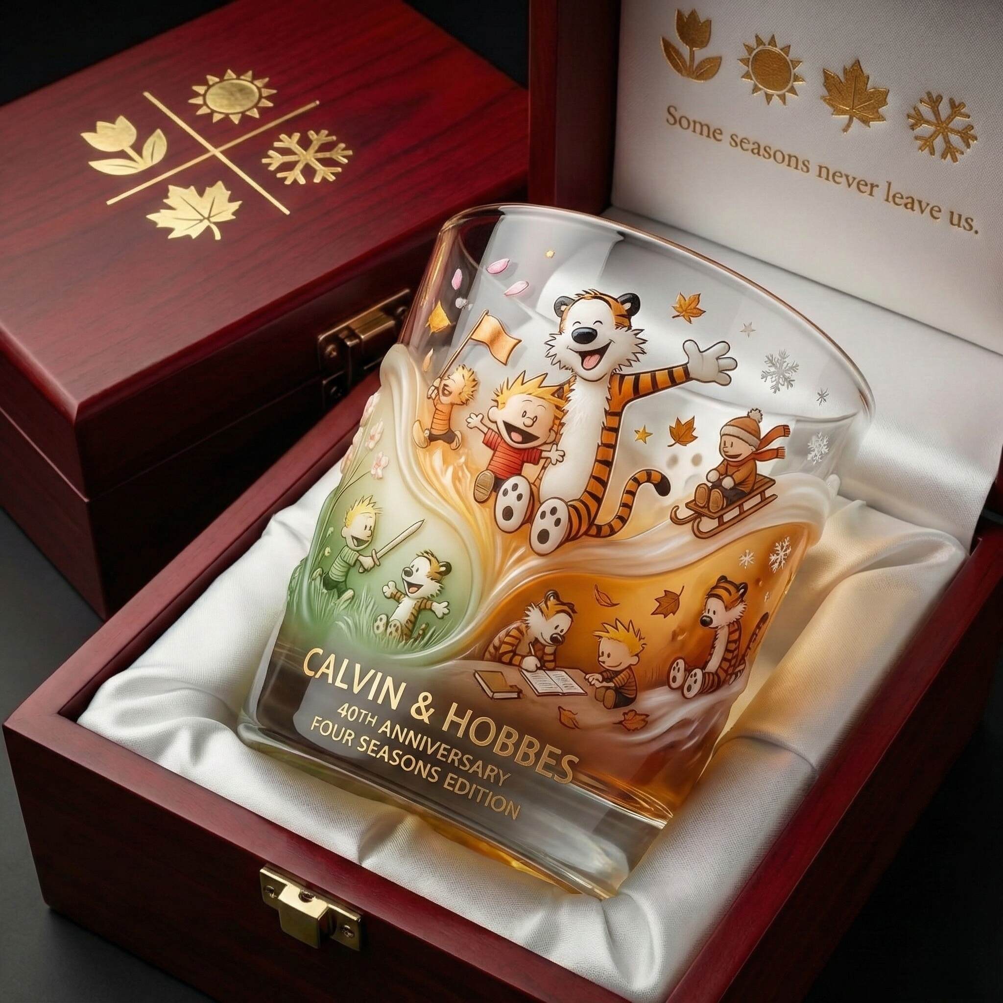 🥃 Calvin & Hobbes 40th Anniversary Commemorative Glass