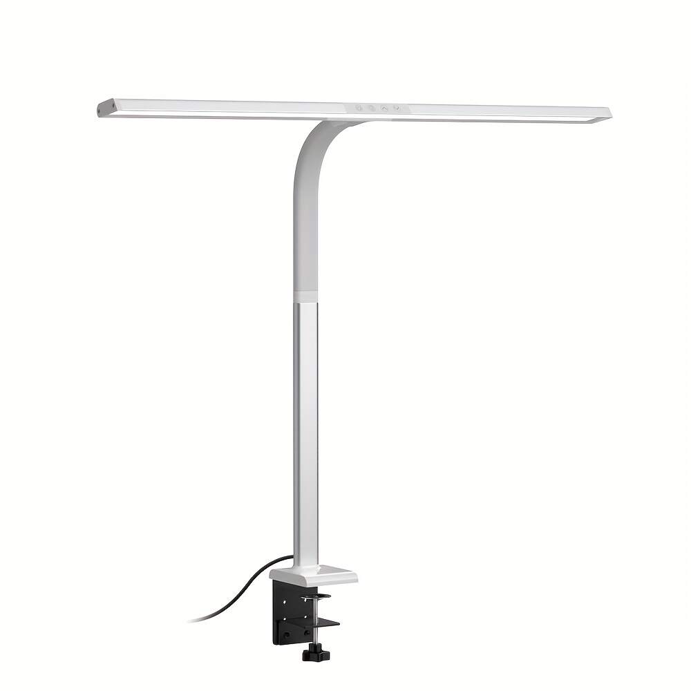 Home, Study, Office LED Desk Lamp, Eye-catching Desk Lamp with Adjustable Flexible Gooseneck Without Desktop Adjustment, Desk Lamp with Fixture for Reading, Study, University Dormitory Room