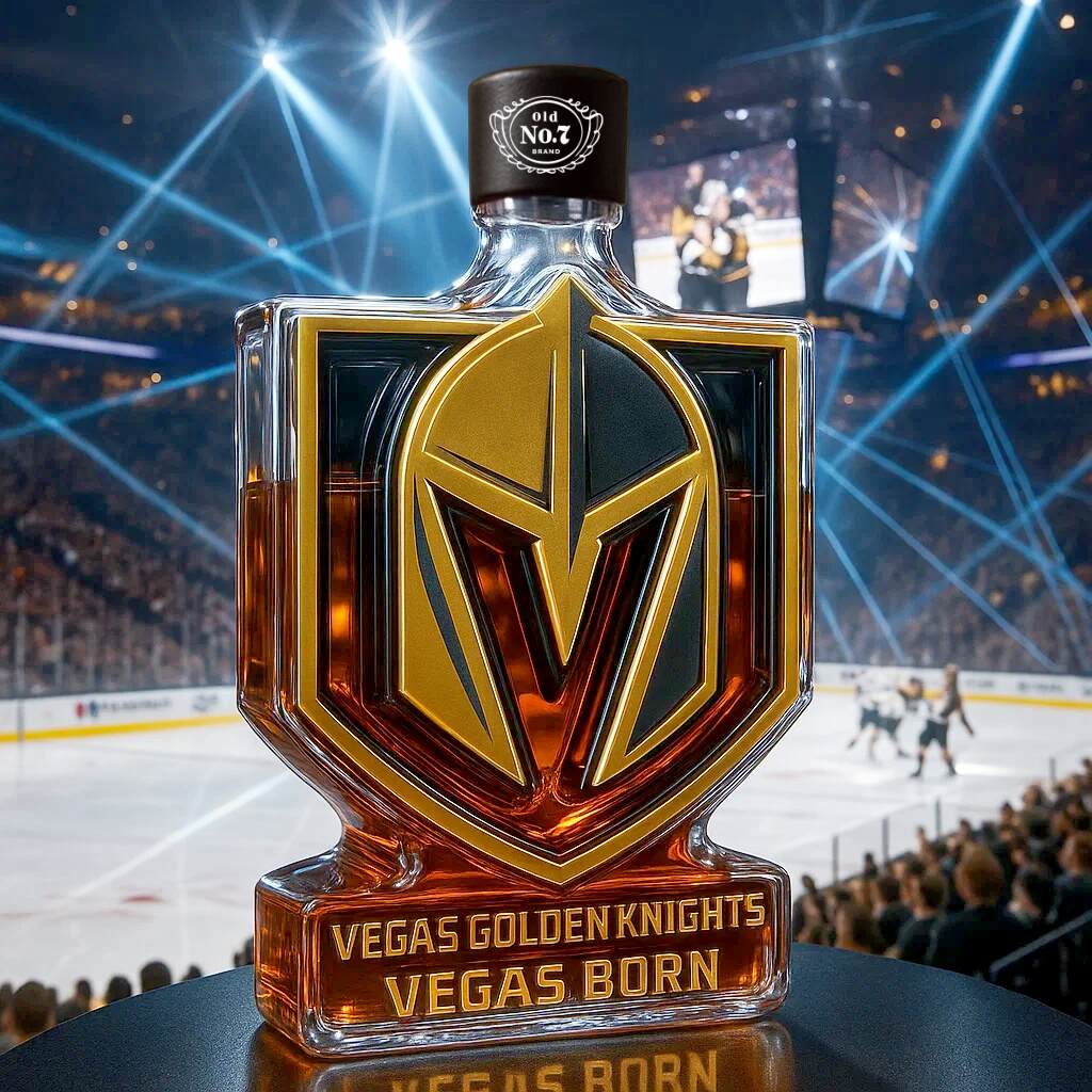Vegas Golden Knights Limited Edition Whiskey Bottle
