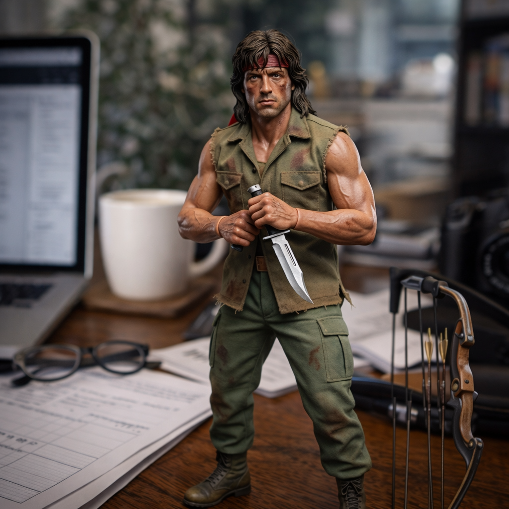 First Blood: John Rambo 44th Anniversary Scale Collectible Figure