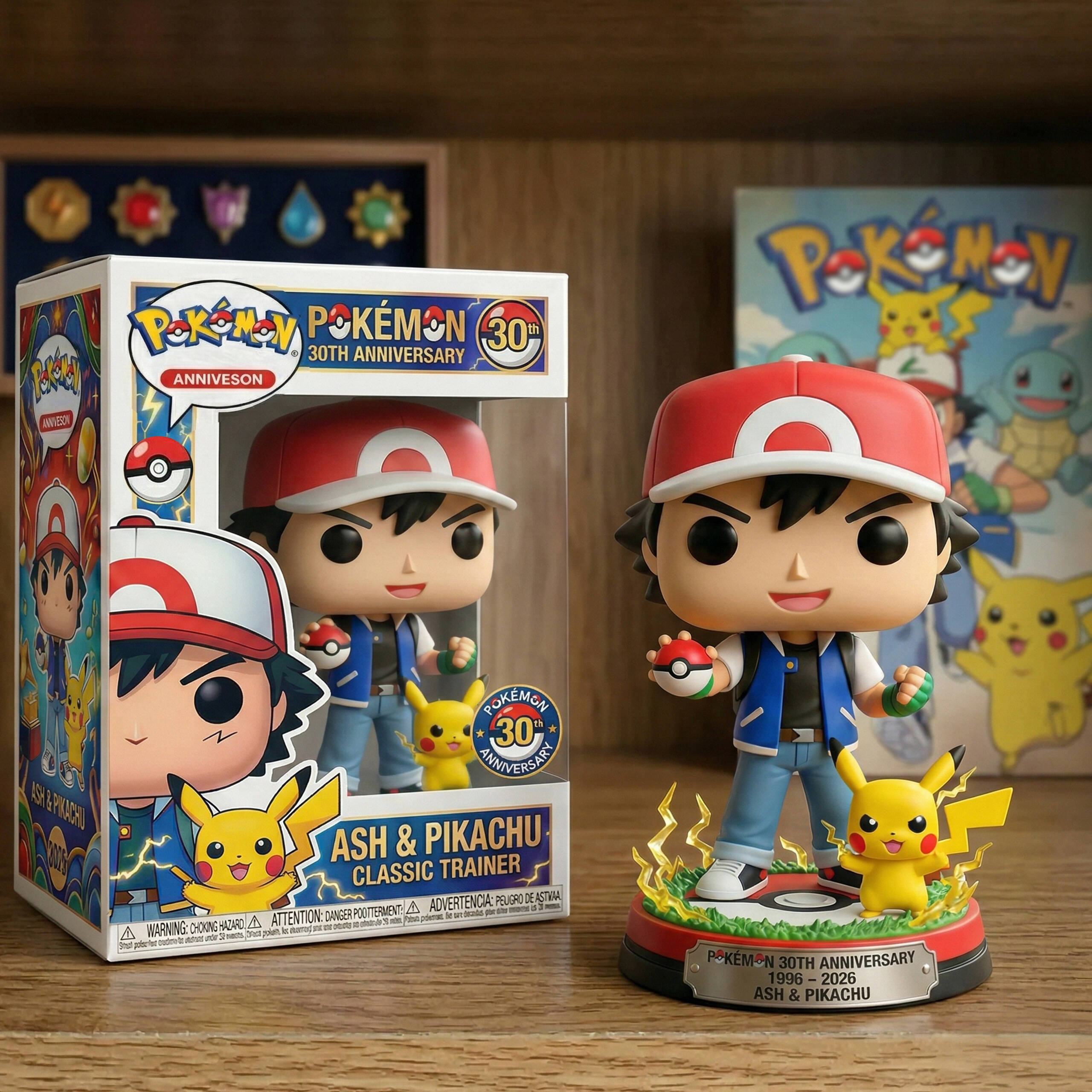 Pokémon 30th Anniversary – Ash & Pikachu Classic Trainer Edition