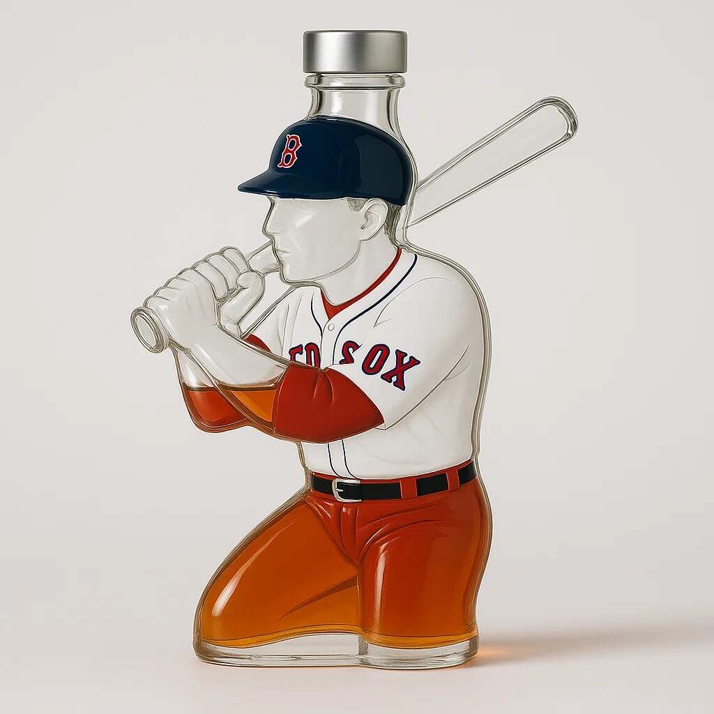 ⚾Baseball team whiskey bottle