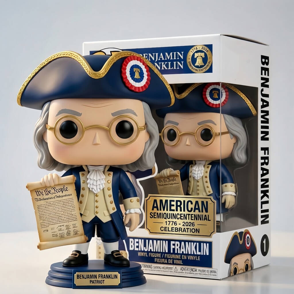 Benjamin Franklin—250th Anniversary of America’s Independence Pop