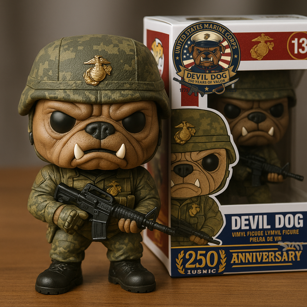 U.S. Marine Corps Devil Dog Figure