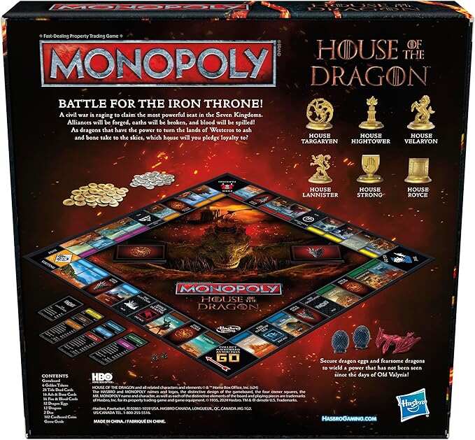 Monopoly : Game of Thrones — House of the Dragon Collector’s Edition