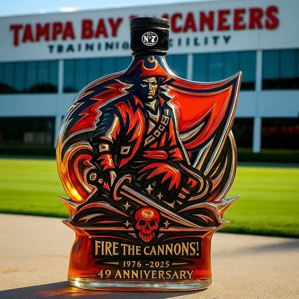 Tampa Bay Buccaneers Commemorative Whisky Bottle