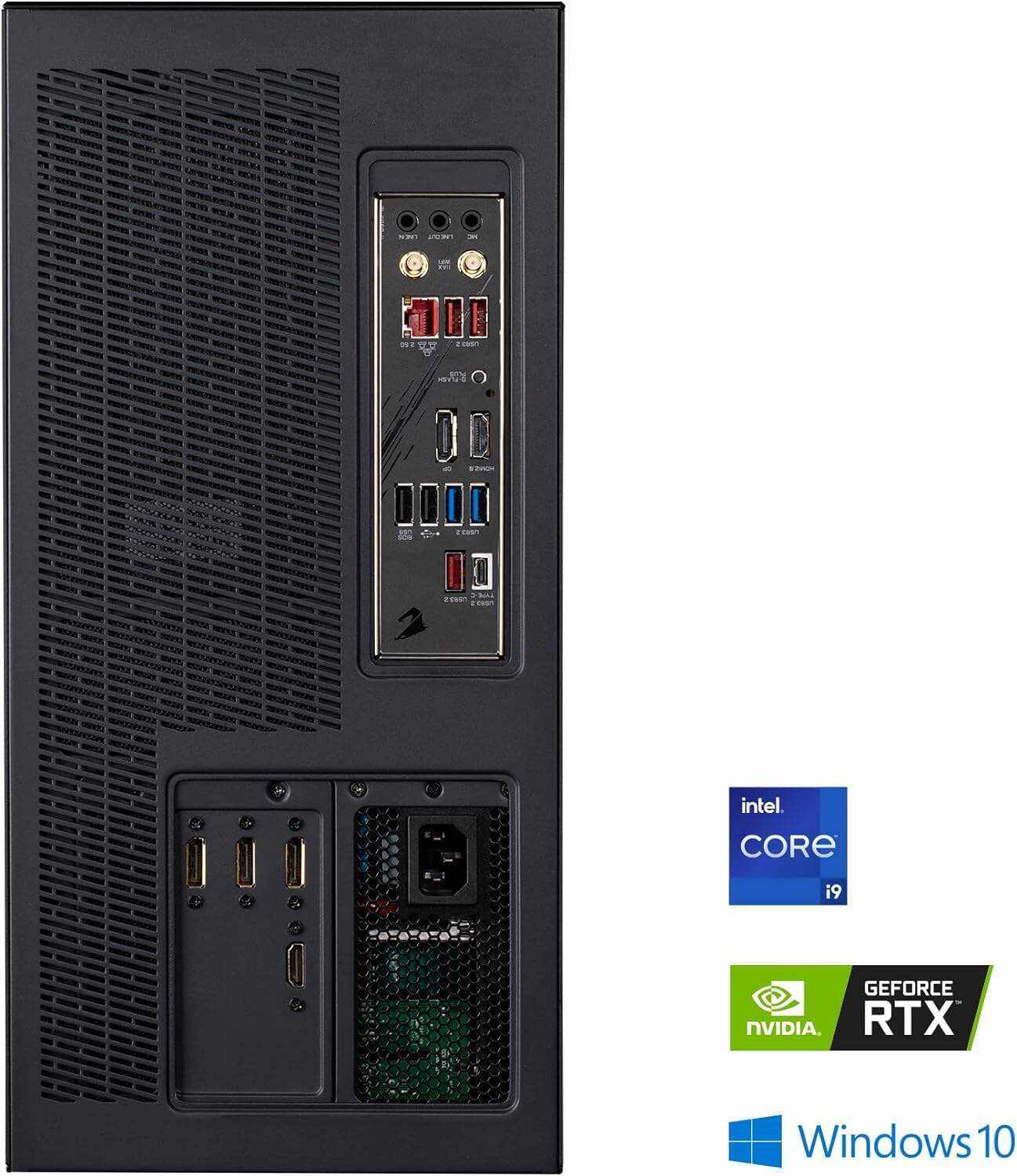 Gigabyte AORUS Model X Gaming PC Computer Desktop (Intel i9-12900K, NVIDIA GeForce RTX 3080 GDDR6X 10GB, 16GB DDR5 RAM, 2TB M.2 SSD) - AMXI9N8A-2171