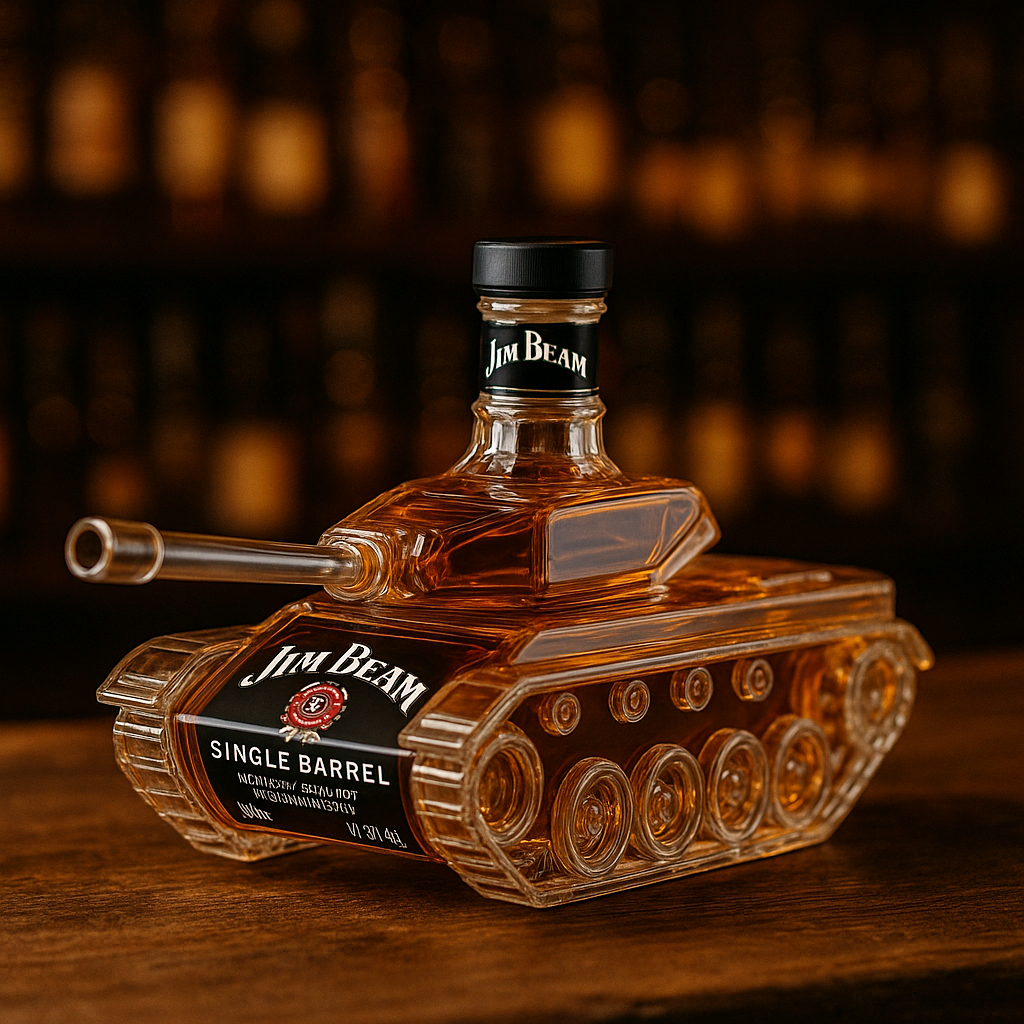 TANK Whiskey Bottle