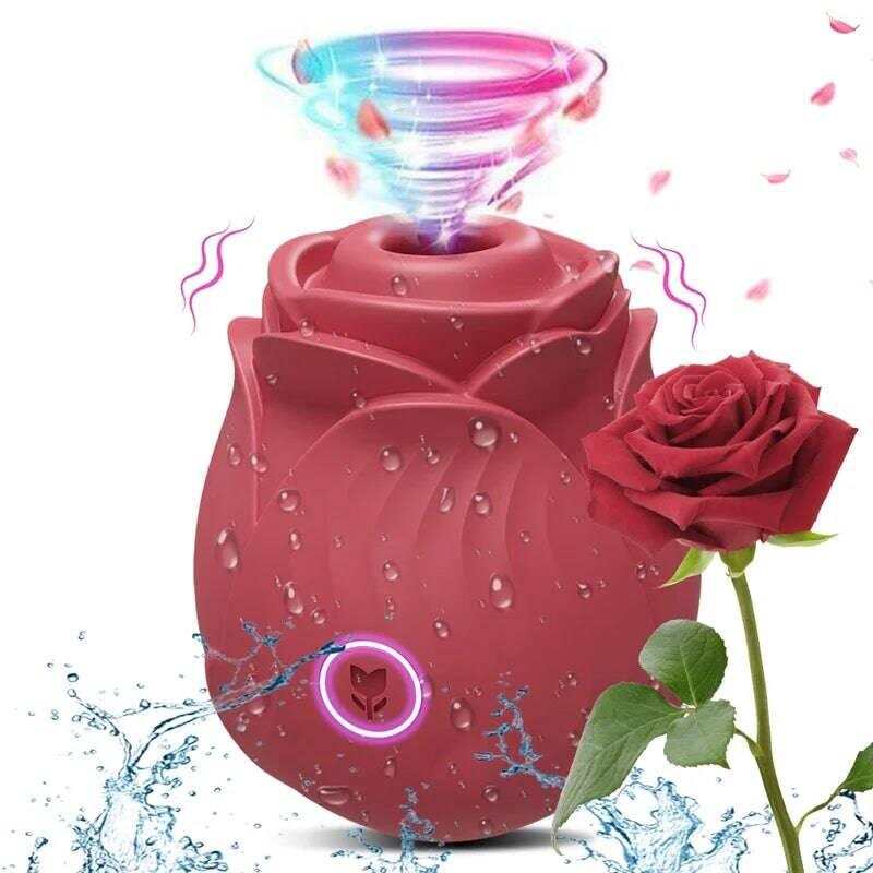 Rose Sucking Vibrator – Clit & Nipple Stimulator