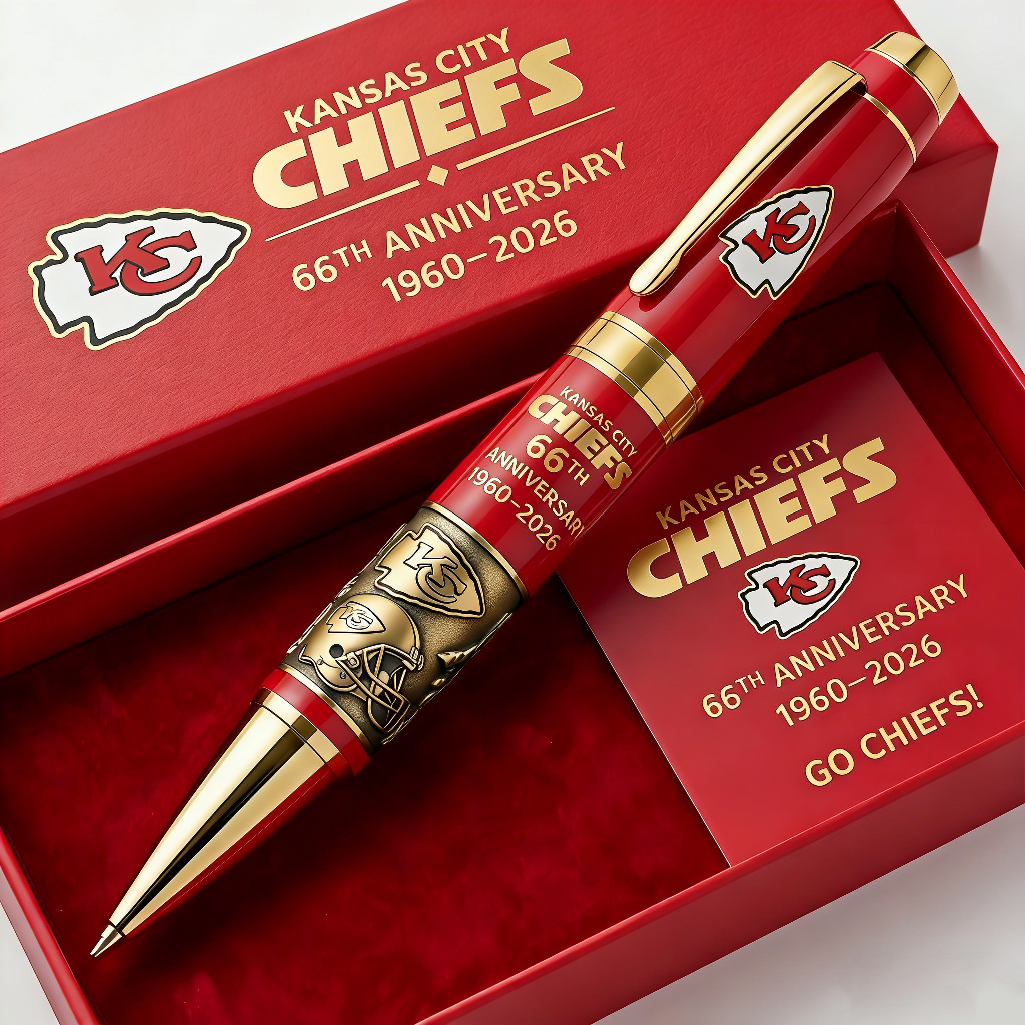 Kansas City Chiefs 66th Anniversary Commemorative Pen