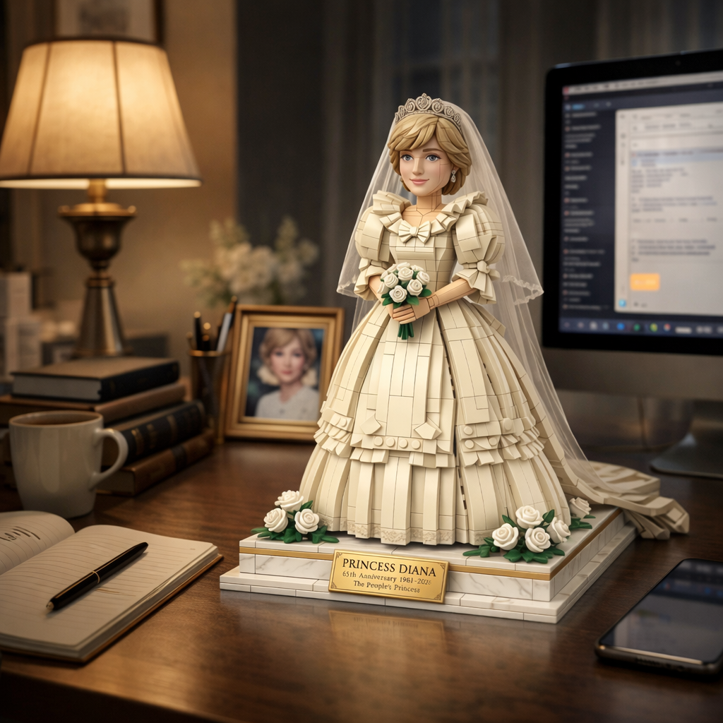 Princess Diana 65th Anniversary Commemorative Building Blocks