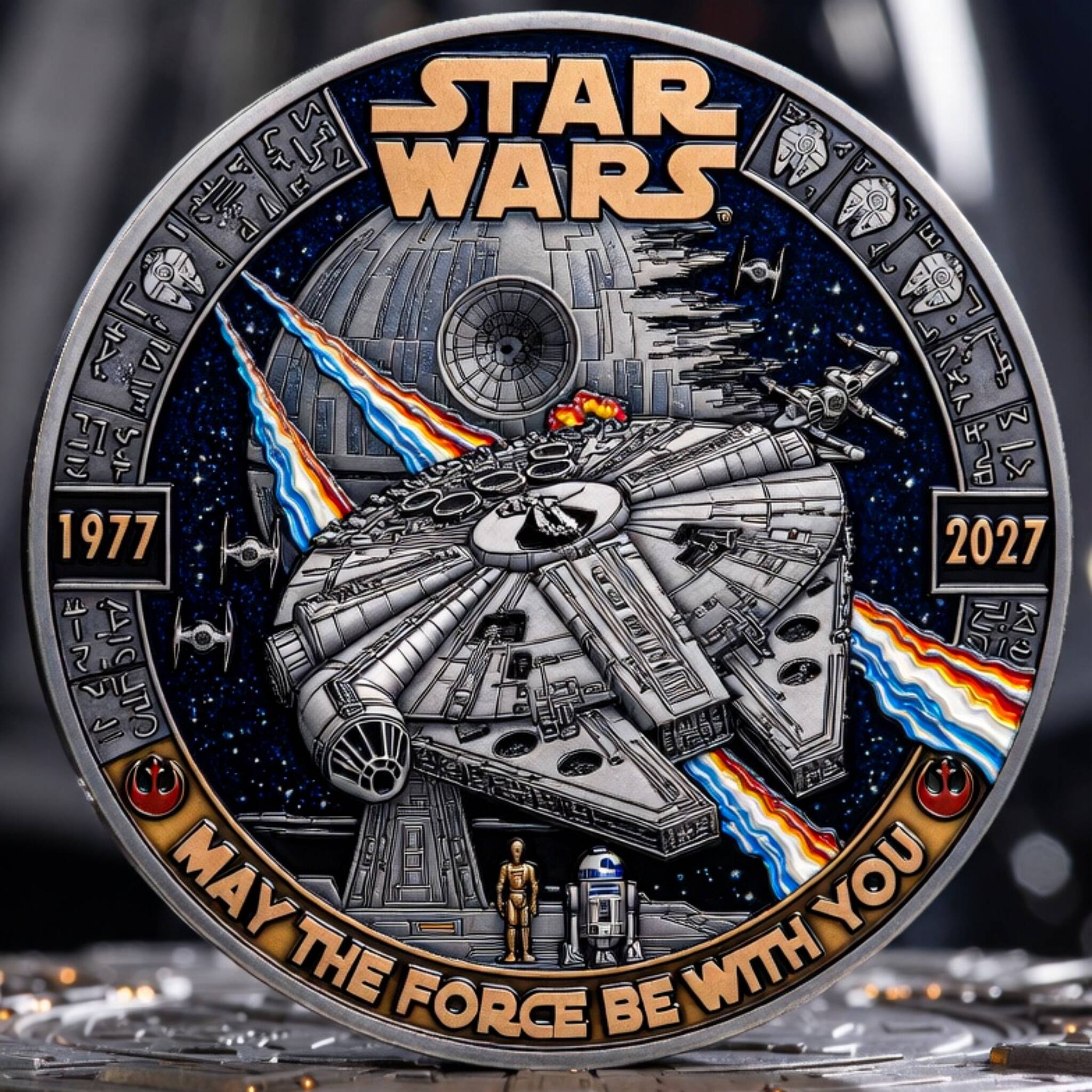 Star Wars 50th Anniversary Coin