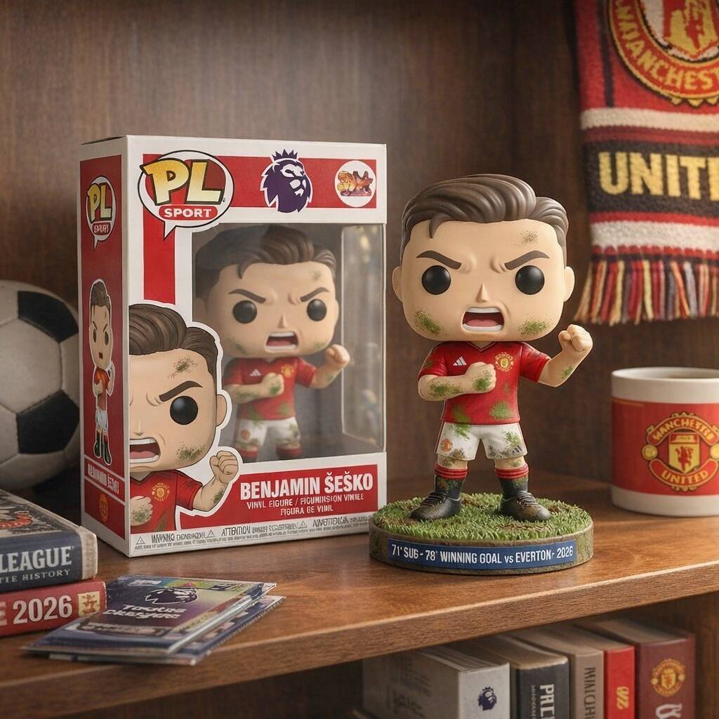 Benjamin Šeško - 2026 Premier League Late Game-Winning Goal Commemorative Pop！Figure